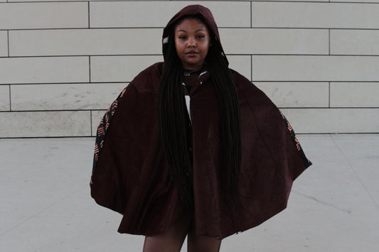 PONCHO “SEYANA MARRON